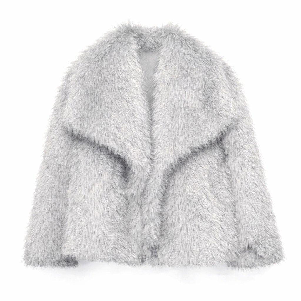 ELISIR – Luxury Eco Fur Cropped Jacket